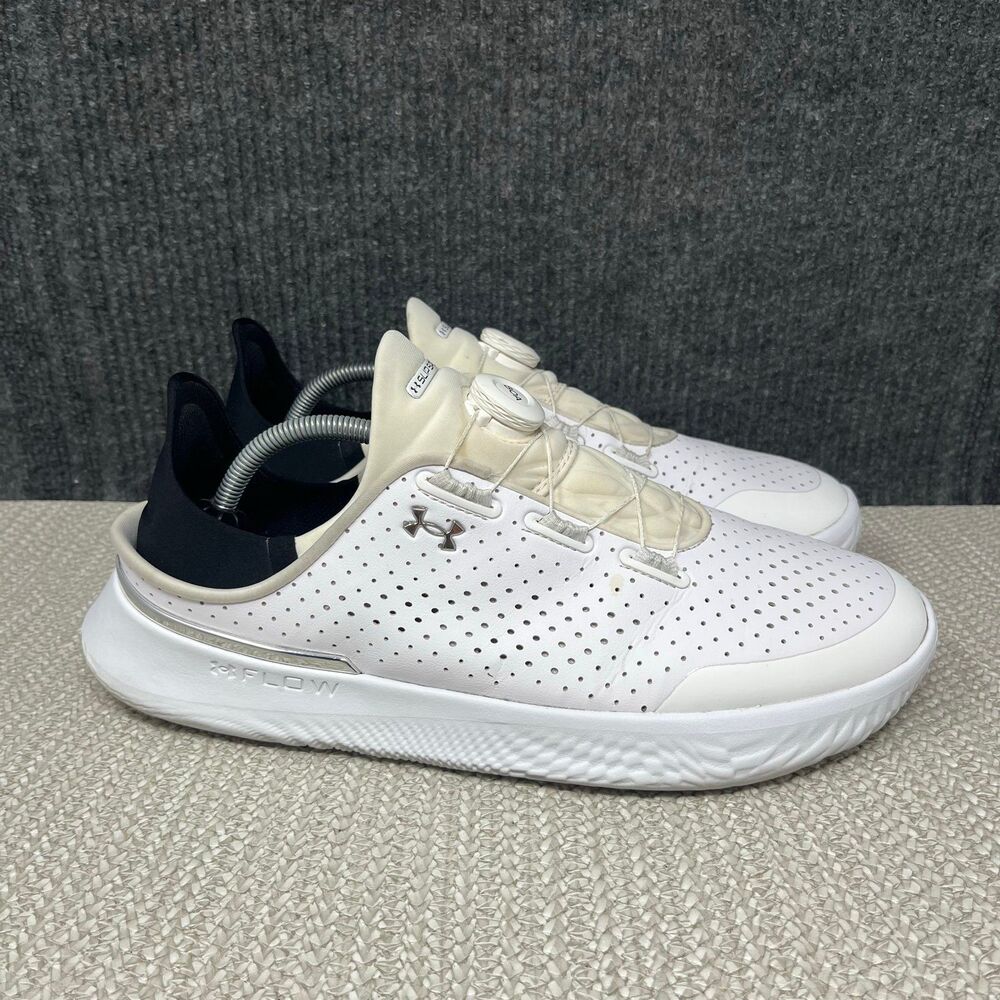 Under Armour SlipSpeed BOA Training Slip On Shoes White Mens 11.5 3027049-101